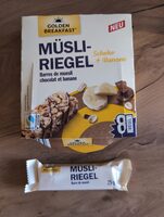 Barres de muesli chocolat et banane