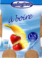 A boire parfum fraise-banane