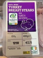 Turkey breast steak