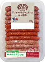 Plateau de saucisses de volaille