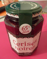 Préparation de cerises noires