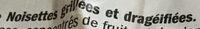 Noisettes grillees