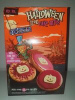 Halloween iced cake bites