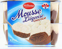 Mousse à la liégeoise chocolat