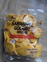 Aardappel golfjes gekruid indian curry style