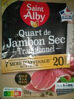 Quart de jambon sec traditionnel
