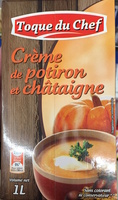 Crème de potiron et châtaigne