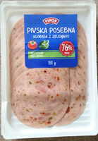 Pivska posebna klobasa z zelenjavo