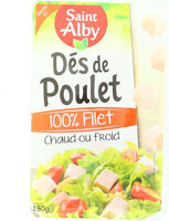 Dés de poulet