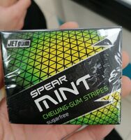 Spear mint chewing-gum stripes sugar free