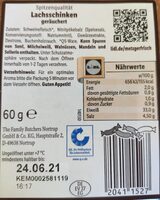 Lachsschinken geräuchert