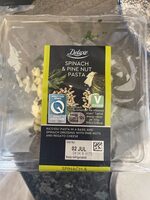 Spinach and pine nut pasta