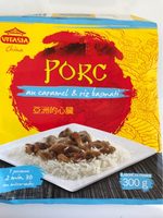 Porc au caramel et riz basmati