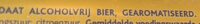Alcohol vrij bier