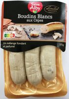 Boudins blancs aux cèpes