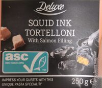 Squid ink tortellini