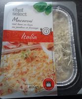 Macaroni au jambon et fromage