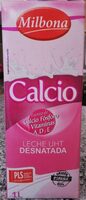 Leche UHT desnatada calcio