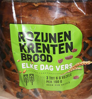 Rozijnen krenten brood