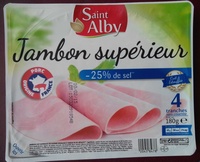 Jambon supérieur (-25 % de sel)