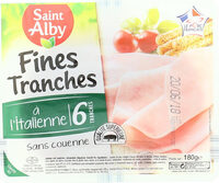 Jambon fines tranches à l'italienne