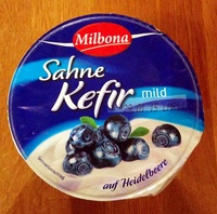 Sahne Kefir mild auf Heidelbeere