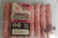 Longaniza fresca sin tripa