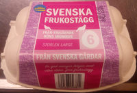 Svenska Frukostägg från frigående höns inomhus