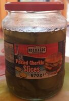 Pickled gherkin slices