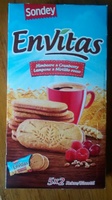 Envitas - Biscuits aux céréales avec fourrages aux framboises et aux airelles