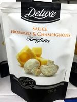 Sauce fromage et champignons