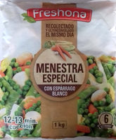 Menestra especial con espárrago blanco