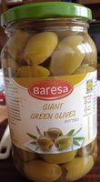 Pitted Giant Green Olives in Brine