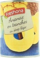Ananas en tranches au sirop léger