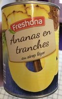 Ananas en tranches au sirop léger