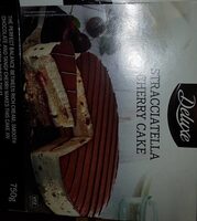 Stracciatella cherry cake