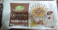 Crostatine farcite con crema di cacao