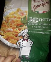 Pennette salmone affumicato e gamberetti