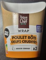 Wrap poulet rôti sauce Caesar