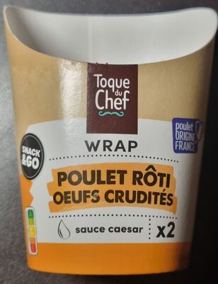 Wrap poulet rôti sauce Caesar