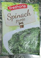 Spinach purée