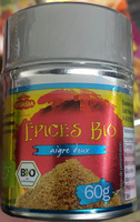 Epices Bio aigre doux