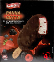 Panna cotta frozen dairy dessert, berry