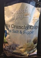Extra crunchy crisp salt&peper chips