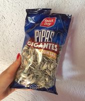 Pipas gigantes con sal