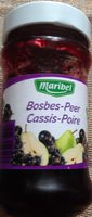 Schwarze Johannisbeere-birne Fruchtaufstrich