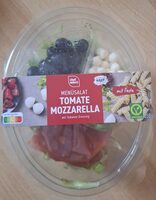 Menüsalat Tomate Mozzarella mit Pasta