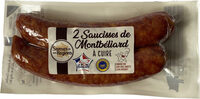 Saucisse Montbéliard crue IGP VPF