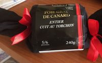 Foie gras de canard entier au torchon