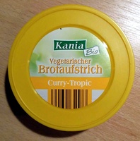 Vegetarischer Brotaufstrich Curry-Tropic